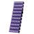 POWERTECH Clip αρίθμησης καλωδίου Νο 7, Purple, 10τεμ.  (DATM) 32254
